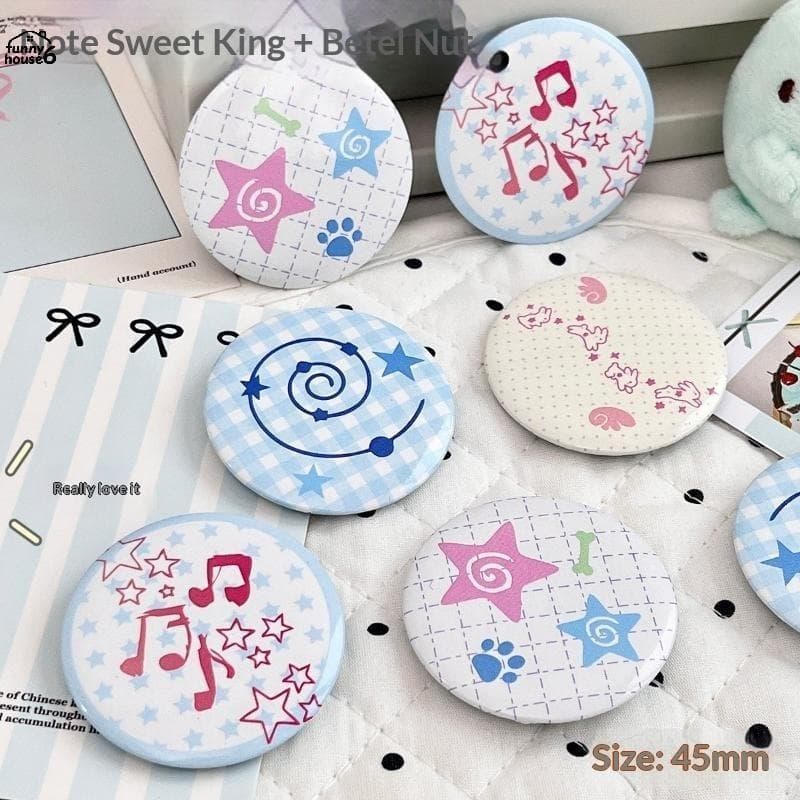 FUN INS Estilo Bonito Broche Pinos 4/6 Pçs Kawaii Emblemas Dos Desenhos Animados Leve Para Bapa Saco De Escola Crianças