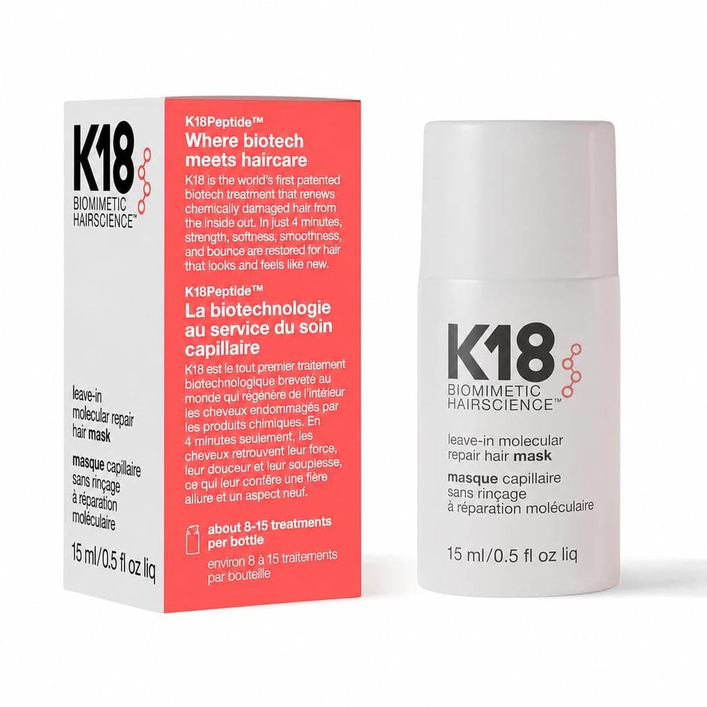 Máscara Capilar Reparadora Molecular K18 Leave-In, Peptídeo K18 Patenteado ™ Tratamento Capilar com Peptídeos de 4 Minut
