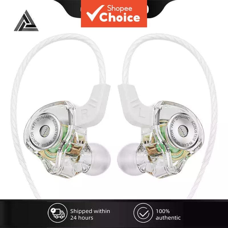 QKZ AK6-Ultra Fones de Ouvido Intra-Auriculares Drivers Dinâmicos HiFi Fones Estéreo Com Microfone Isolamento de Ruído