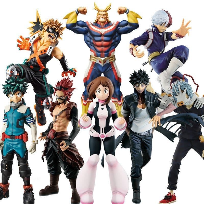 21 Estilo Meu Herói Academia Anime Figura Bakugou Katsuki Midoriya Izuku Todoroki Shoto Ochaco Uraraka Todos Podem Ação