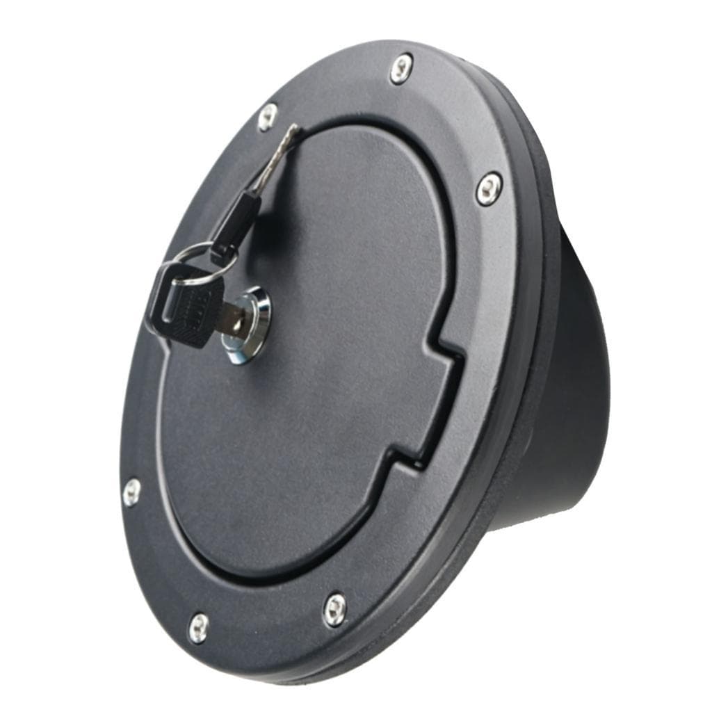 Tampa de gás de travamento com substituição de chave para tanque de combustível de liga de alumínio Jeep Wrangler 07-17