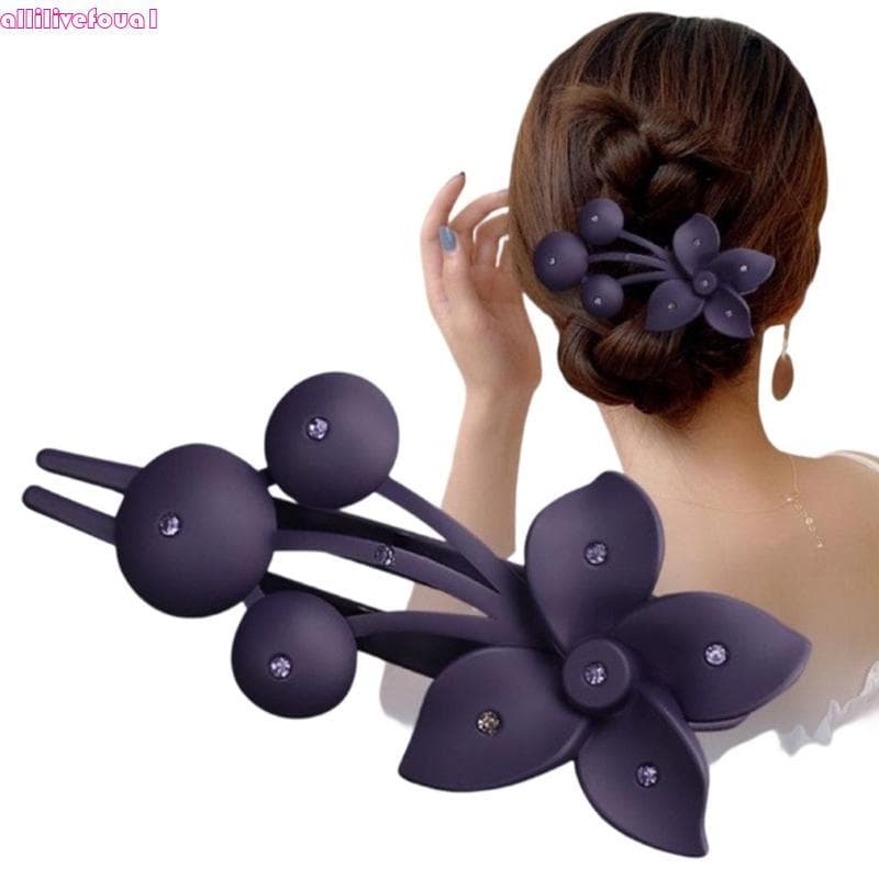 allilivefoua1 Grampo De Cabelo Texturizado Design De Aderência Constante Ferramenta Compacta Para Viagens Necessidades D