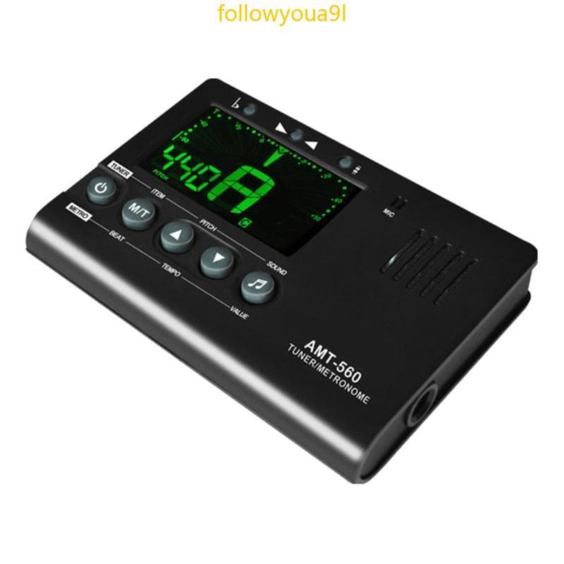 Fol Eletrônica Metrônomo Afinador Guitarra Digital Sintonizador Gerador Ferramenta Musical Para Todos Os Instrume