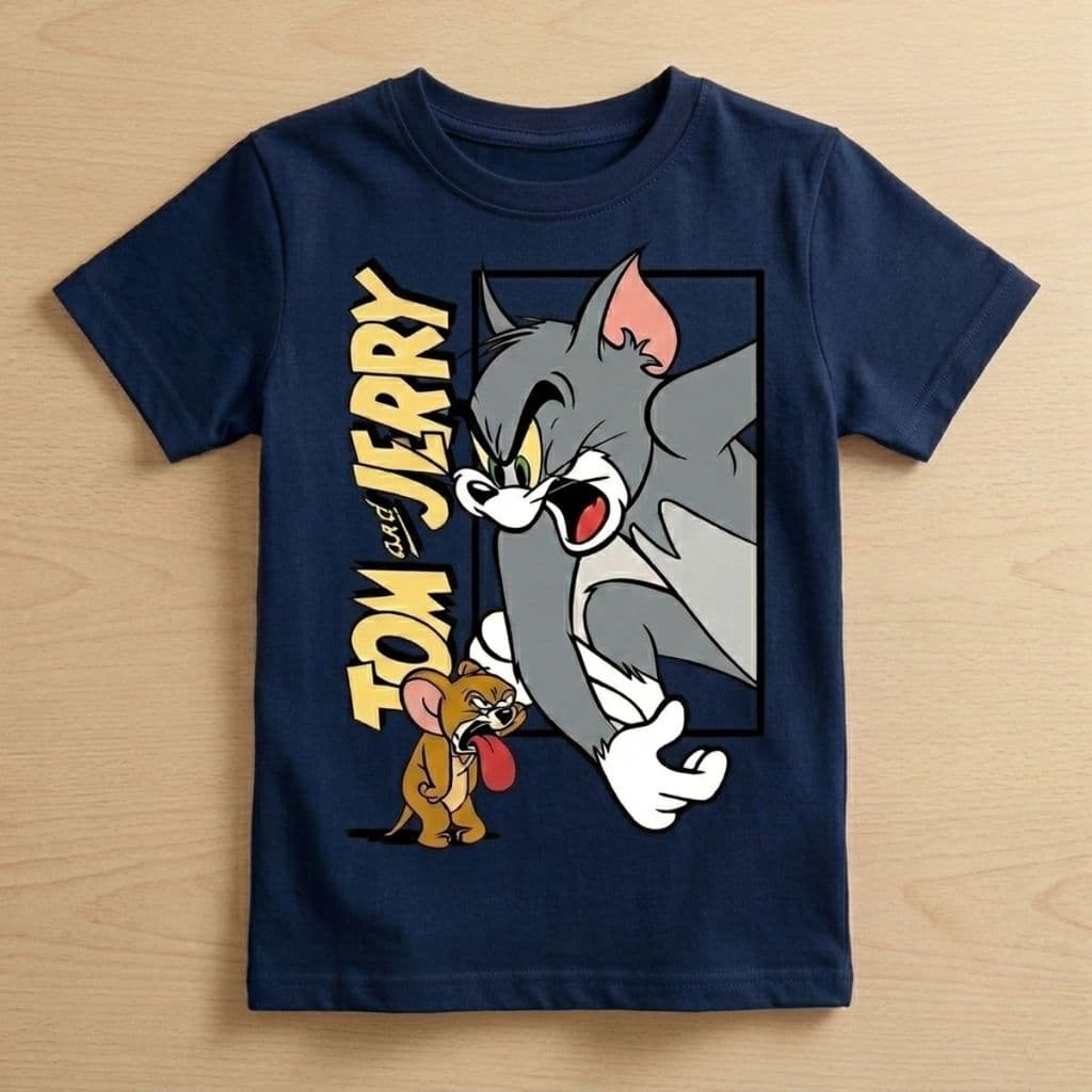 Camiseta Infantil Menino Tom and Jerry
