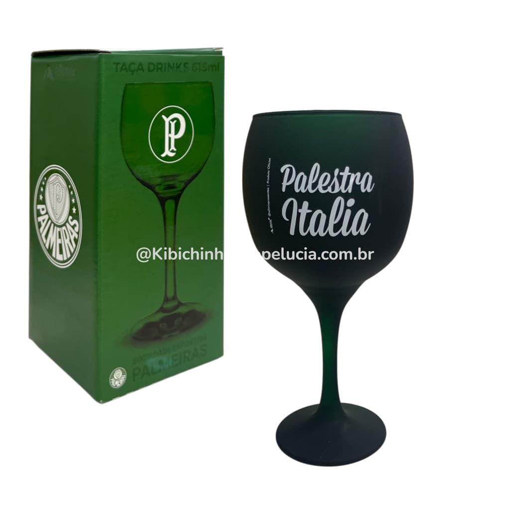 Taça Gin Palmeiras Verde Fosca 615ml – Palestra Italia