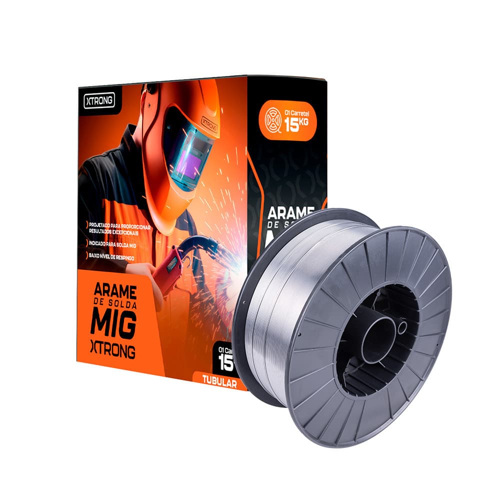 Arame para Solda MIG Tubular 1.2mm E71T-1C 15KG Xtrong