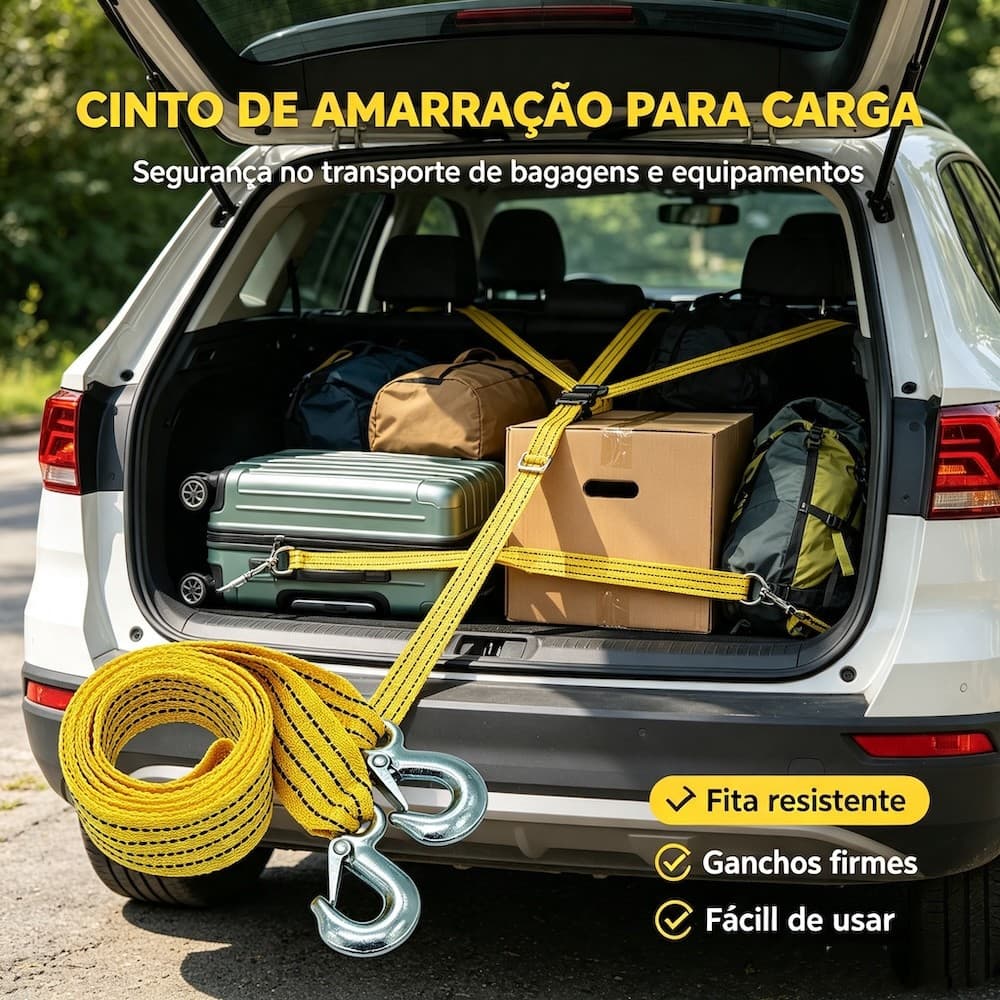 Cabo de Reboque Nylon tração cinta, cinto de tração, ferramenta de resgate de emergência, 3M e 3Toneladas KBD500