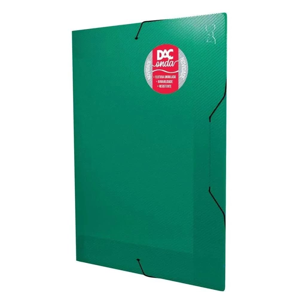 PASTA MINI  ABA ELÁSTICA A5 VERDE- DAC