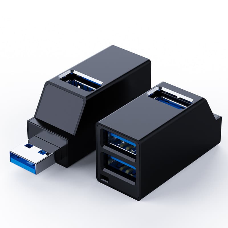 Usb usb hub Docking Station divisor um para três portas 20usb30 hub usb Flash Drive telefone móvel computador carregamen