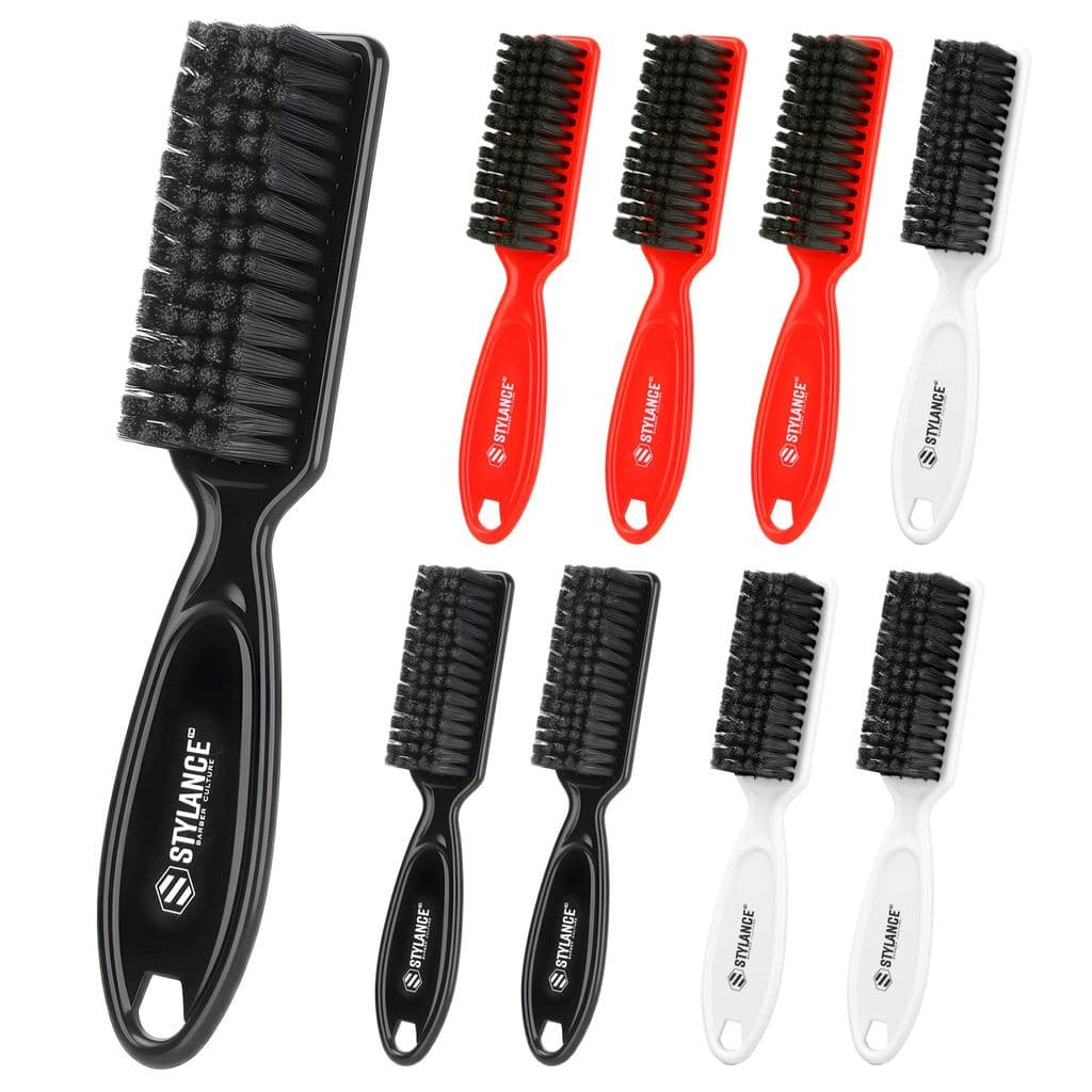 9 Peças de Escovas de Limpeza para Máquinas de Cortar Cabelo, Suprimentos de Limpeza para Máquinas de Cortar Cabelo e Ac