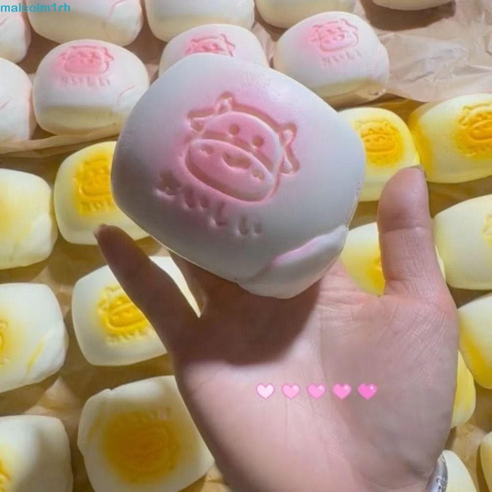 Pão MALCOLM Fidget , Squishy De Leite Simulado Não Tóxico , Brinquedo Sensorial Super Macio E Bonito