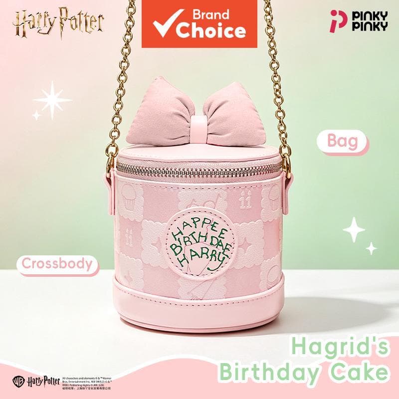 Bolsa Tiracolo Transversal Autorizada de Harry Potter, Bolsa de Ombro em Formato de Balde, Mini Bolsa de Corrente do