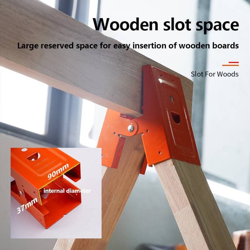 & Sellbest 2 Peças De Clipes De Fixação De Braet Para Mesa De Carpintaria Conectores Design Antiderrapante Ajustável Sup