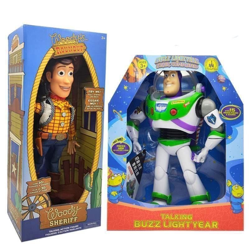 941 Toy Story 3 Brinquedo Buzz Lightyear, Xerife Woody, Jessie, Sulley, Figura com Som e Luz DOH1