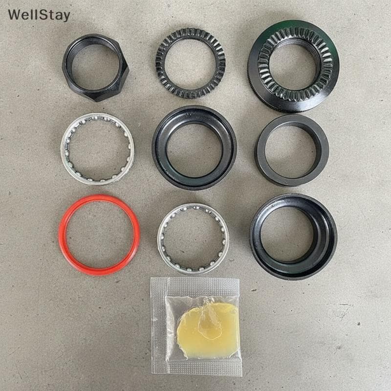 [WellStay] Conjunto De Tigela De Aço Para Bicicleta Elétrica De Alta Dureza À Prova De Desgaste Com Anéis Selados Substi