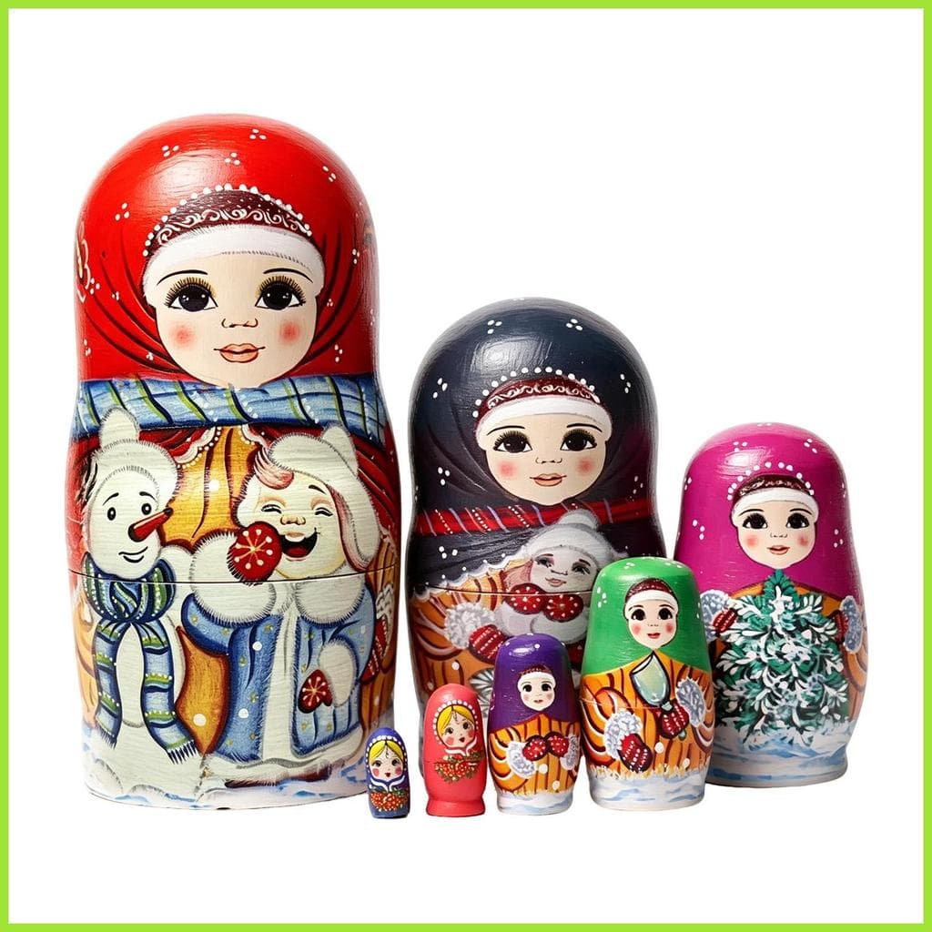 Bonecas Russas Empilháveis De Madeira , Decoração Colecionável , Colecionáveis Para Crianças , Meninos E Meninas aopoimy