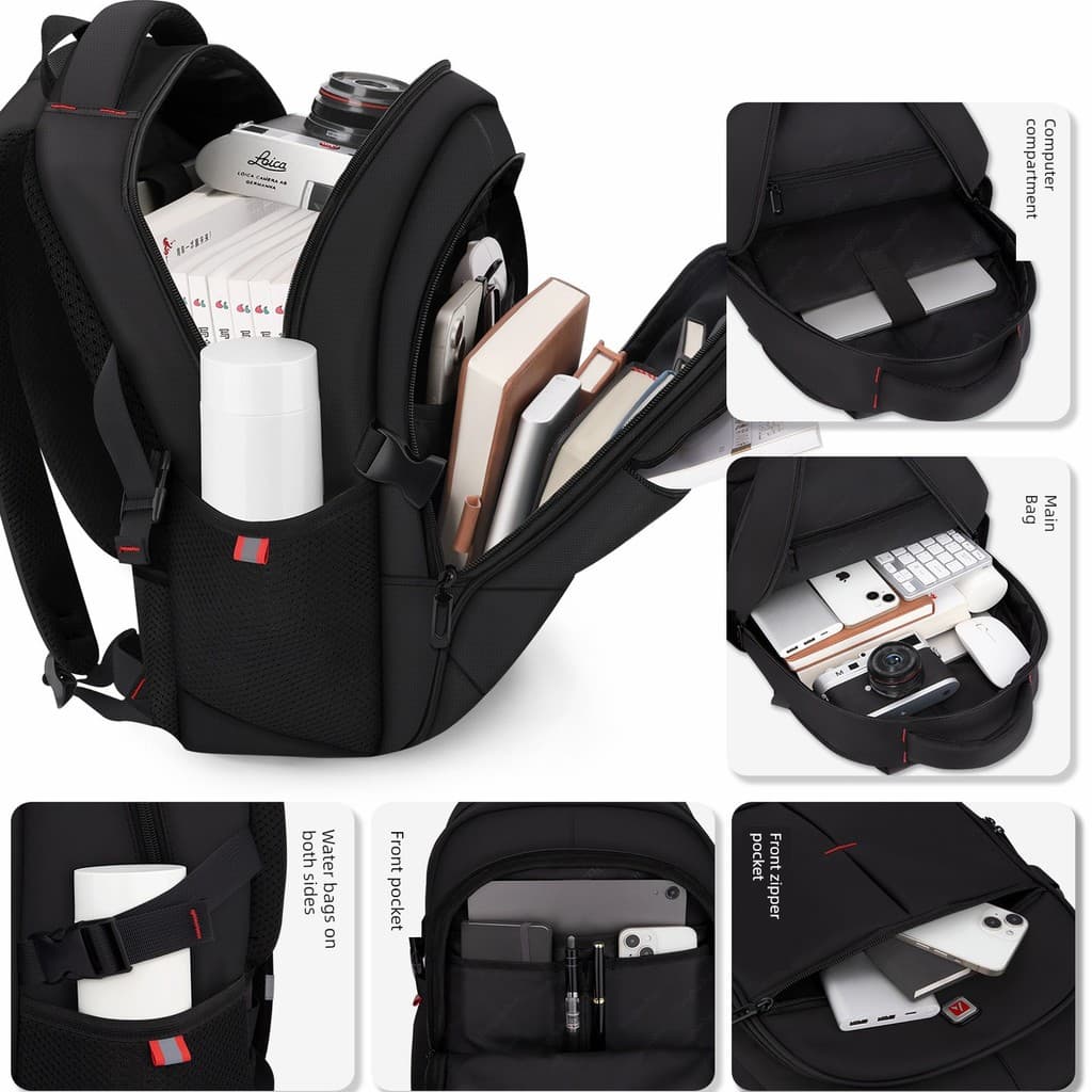 2026 mochila ao ar livre estudante do ensino médio mochila masculina de grande capacidade saco de viagem mochila de comp