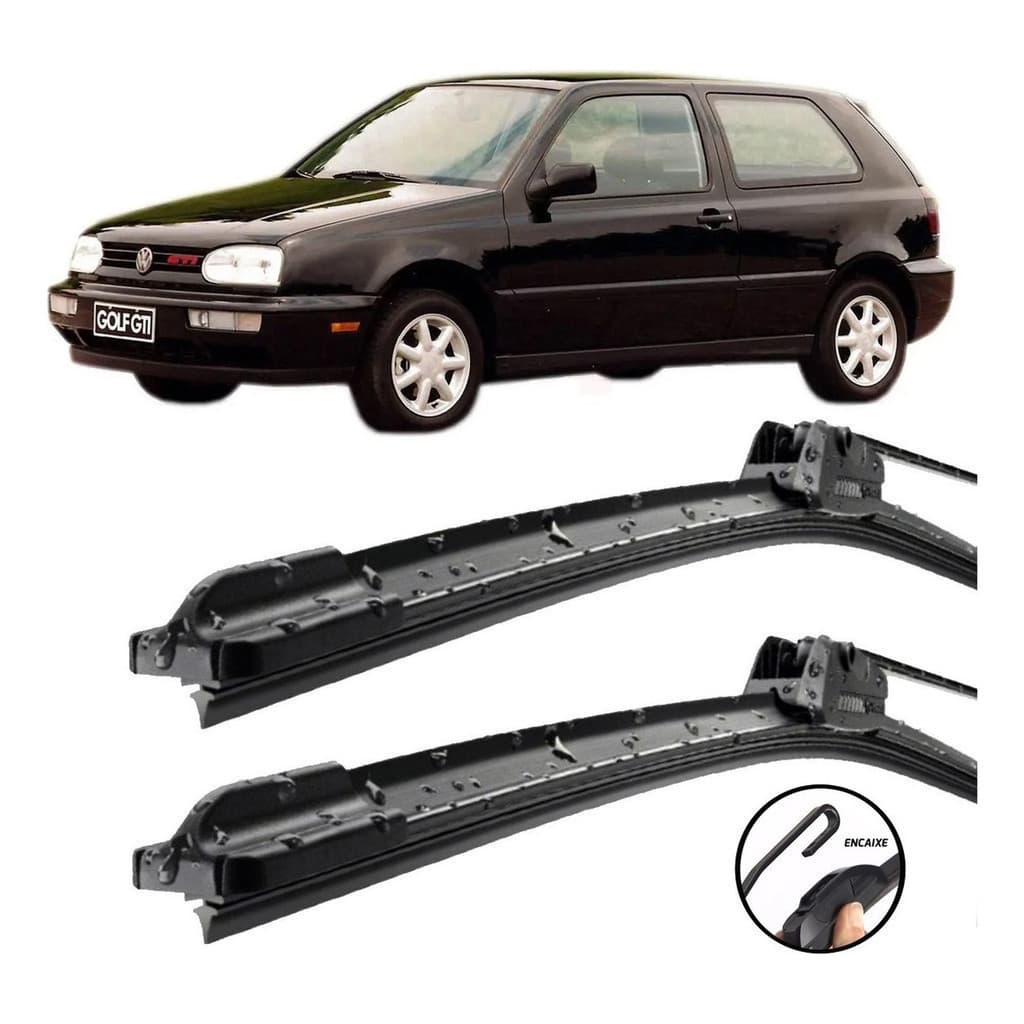Palhetas Silicone Limpador Parabrisa Golf Mk3 1993 Até 1998