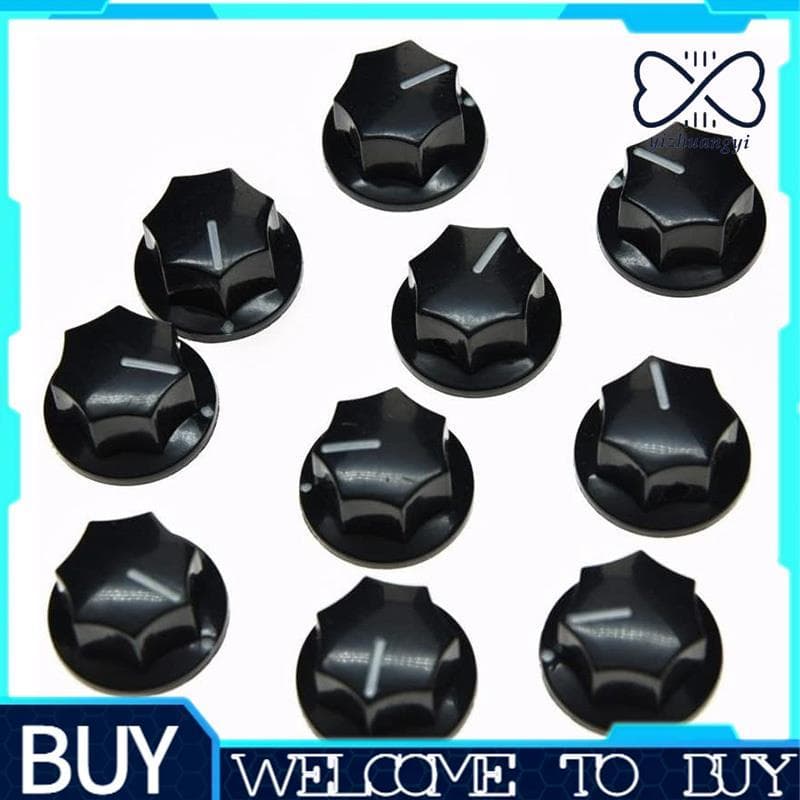 10 Pçs Botões De Guitarra Amplificador Botão Tom Volume Para Bronze