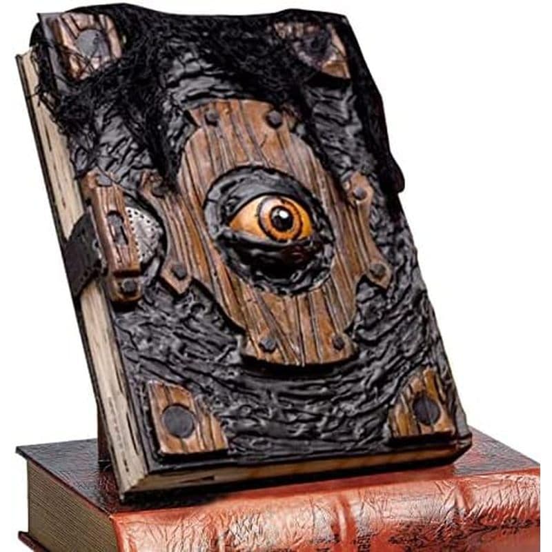 Livro Das Amaldiçoadas Decoração De Halloween , De Necronomicon Realista Bruxa-Escultura De Terror Adereço Arte Charme O