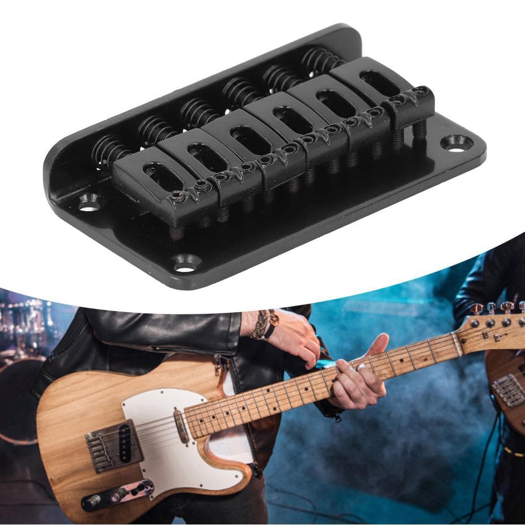 Pinkdayone-BR Ponte Hardtail 78mm Fixa para Strat Tele 6 Cordas Acessórios de Substituição de Guitarra Elétrica