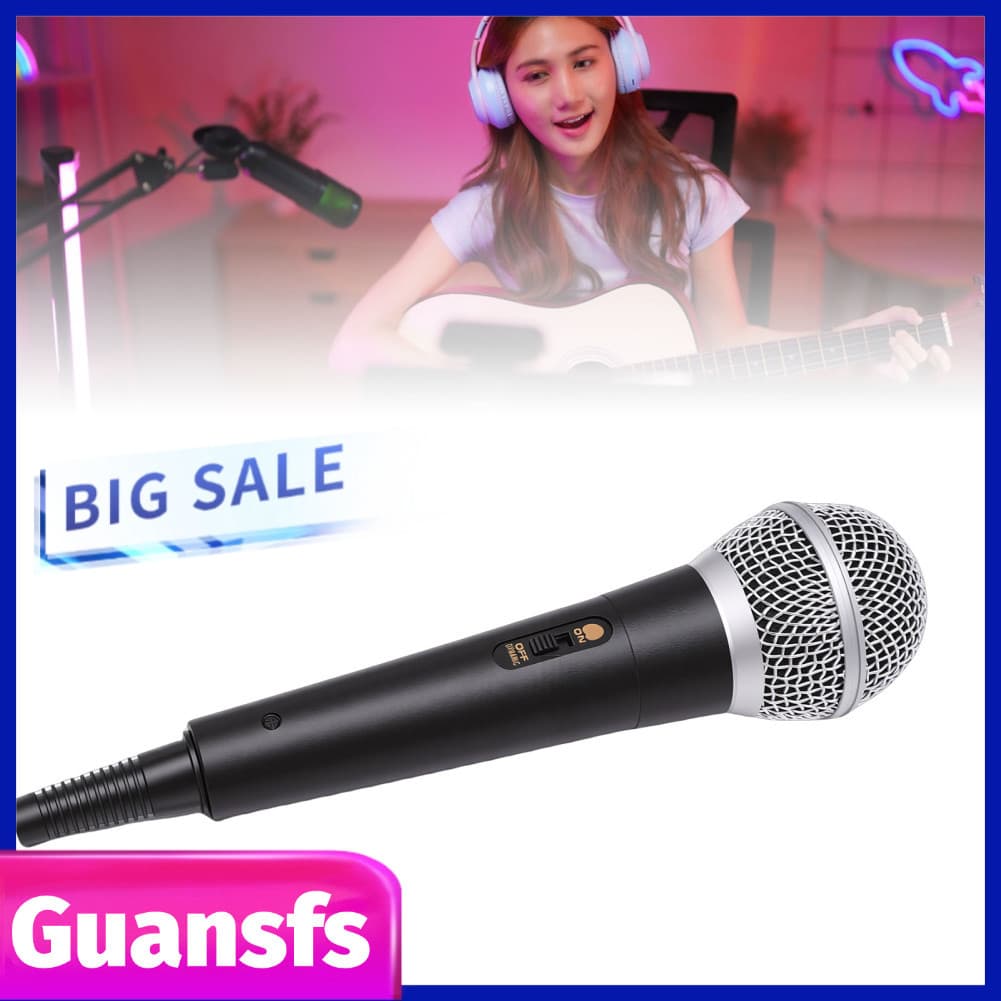 Guansfs.br Yuehisy microfone usb profissional com fio, microfone cardióide condensador para streaming ao vivo, canto e