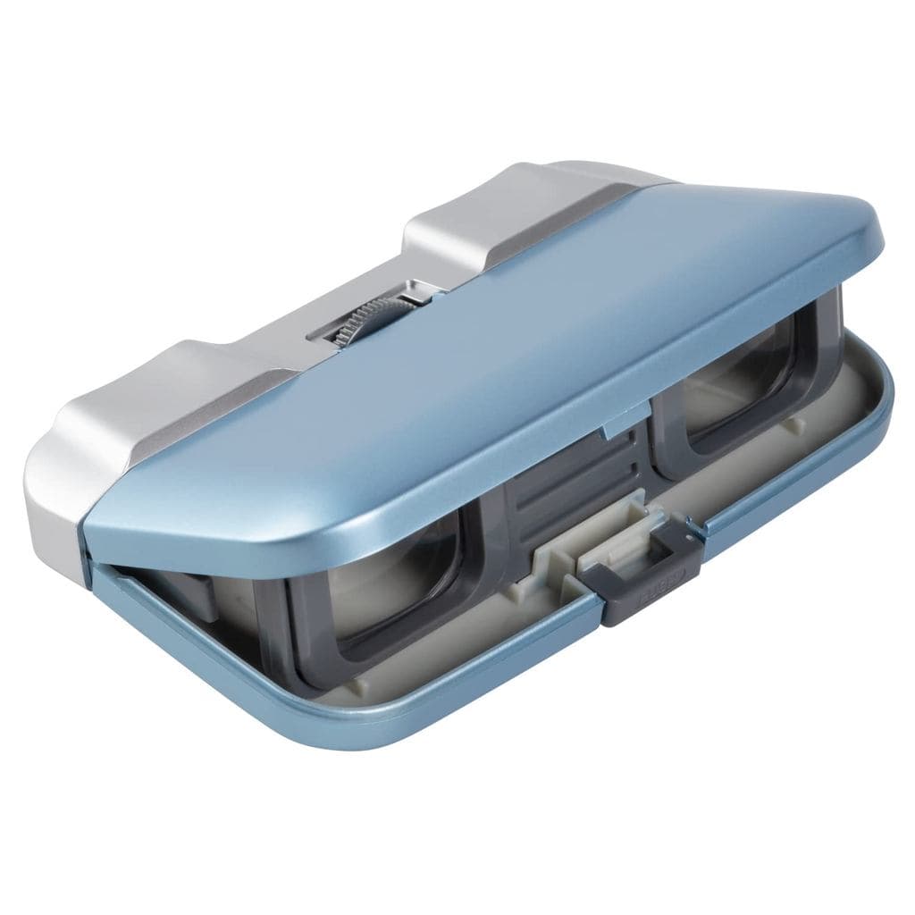 Binóculos de ópera Kenko Pliant 3x25 Slim, ampliação de 3x, lente objetiva de 25 mm, finos e dobráveis, azuis (código...