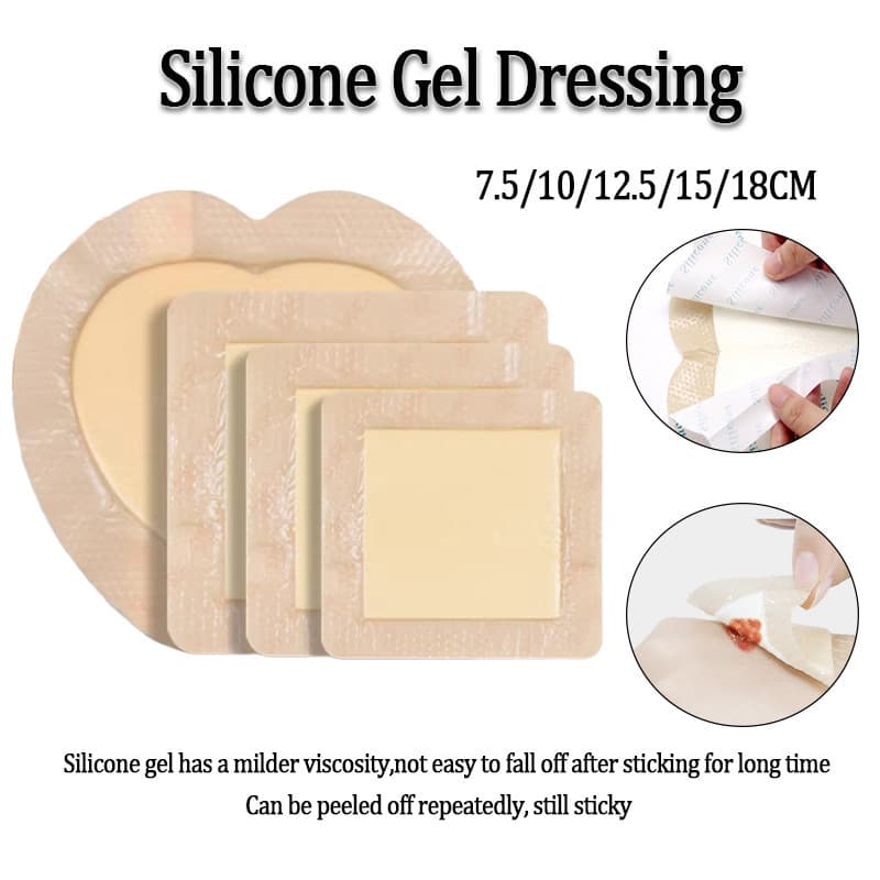 Curativo De Espuma De Silicone , Adesivo Para Feridas Nas Nádegas , Almofada Estéril De Alta Absorção Escaras