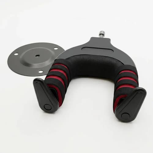 Suporte Parede Forza J19b P/ Guitarra Violão Baixo C/ Trava Preto