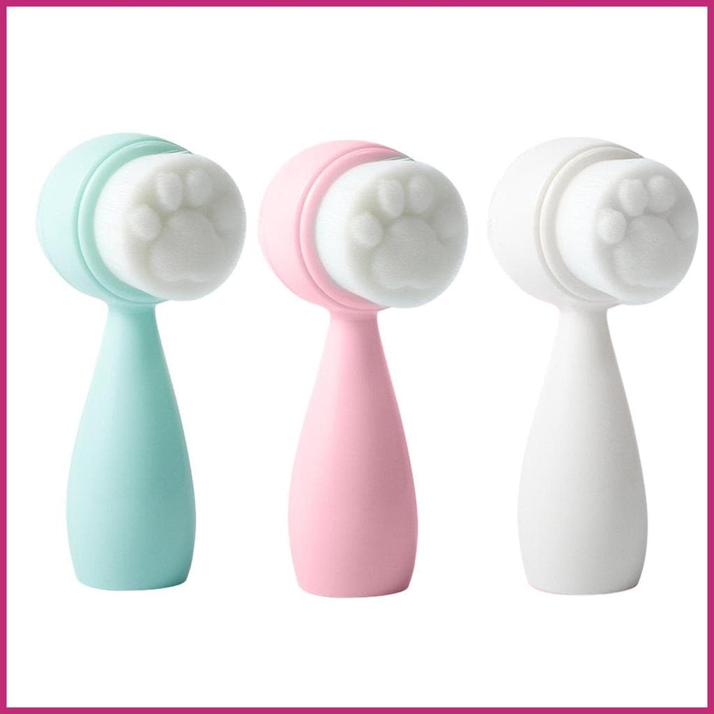Escova De Limpeza Facial Macia Para Todos Os Tipos De Pele Massageador Manual Da Adultos Meninas Mulheres kagli3br