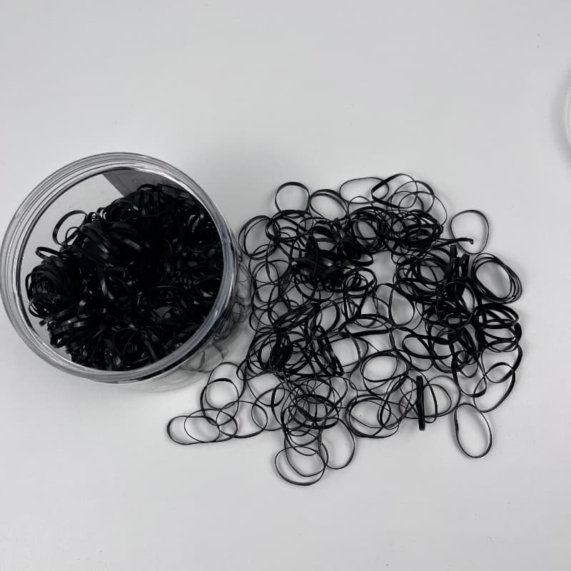 Kaige BJD pequena faixa de borracha corda de cabelo cabeça corda fixa peruca trançada estilo de cabelo descartável corda