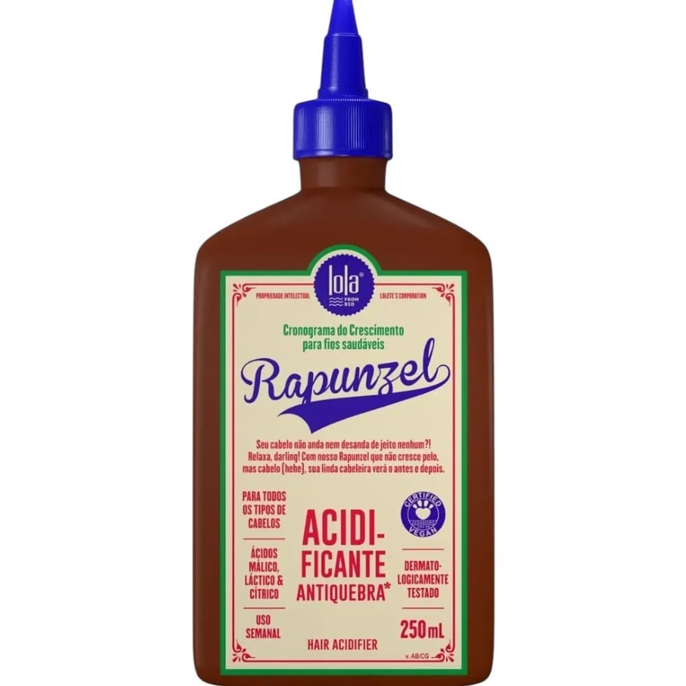 Lola Acidificante Rapunzel Antiquebra Creme Tratamento 250ml