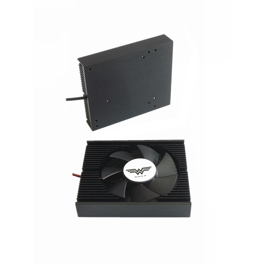 GT210 GT520 R5 235 240 6450 Ventilador de placa gráfica 43mm Placa de faca de meia altura Radiador de placa gráfica