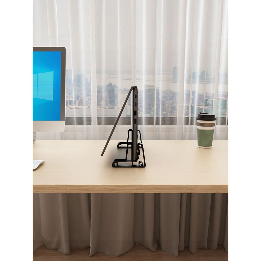 Suporte vertical para notebook, suporte vertical para mesa, jogo vertical, Base para notebook, economia de espaço, dormi