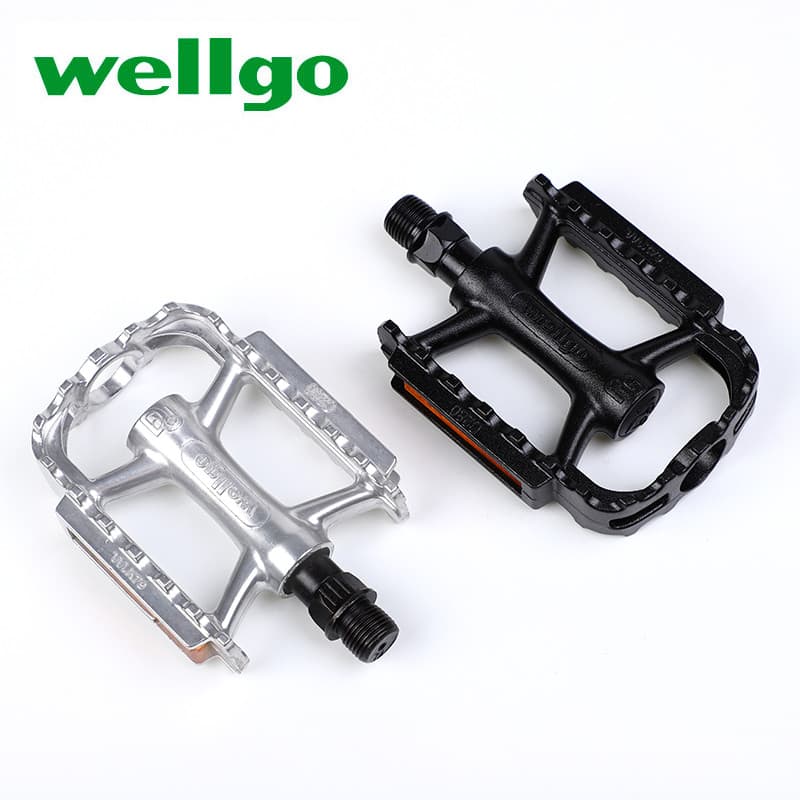 Taiwan wellgo wellgo c280 Casual Retro cidade Pedal de bicicleta integrado liga de alumínio antiderrapante rolamento DU