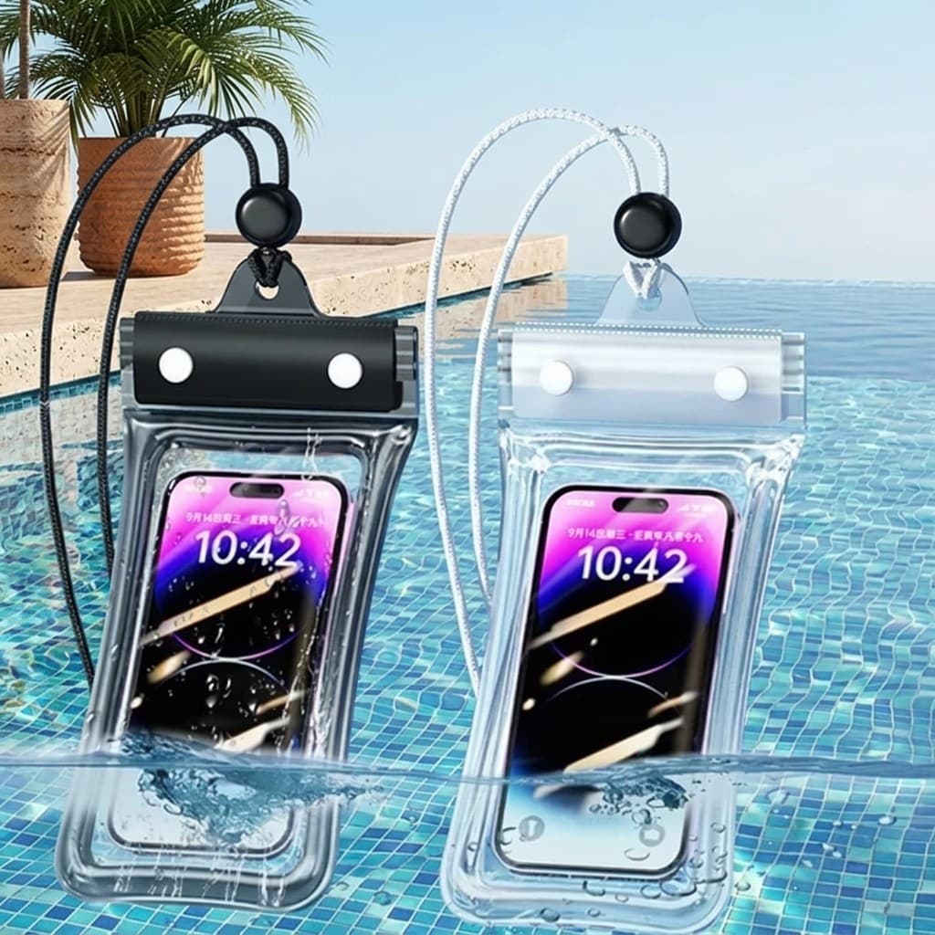 Capa Bolsa Prova d'Água Universal Capinha Para Celular Mergulho E Piscina