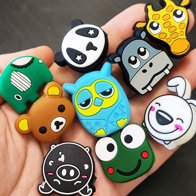 Amortecedor de tênis bonito dos desenhos animados Animal raquete de tênis amortecedor gato Silicone Net raquete amortece