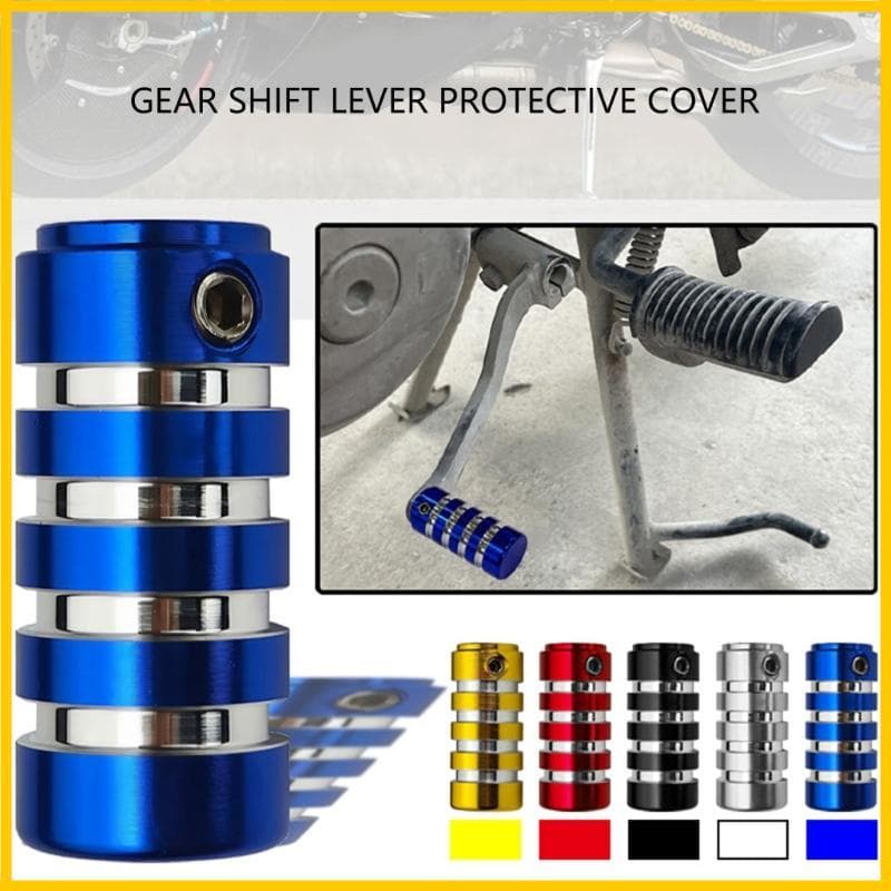 Alumínio Motocicleta Shifter Alavanca Capa Precisãos Caber Pé Almofada Protetores Pedal