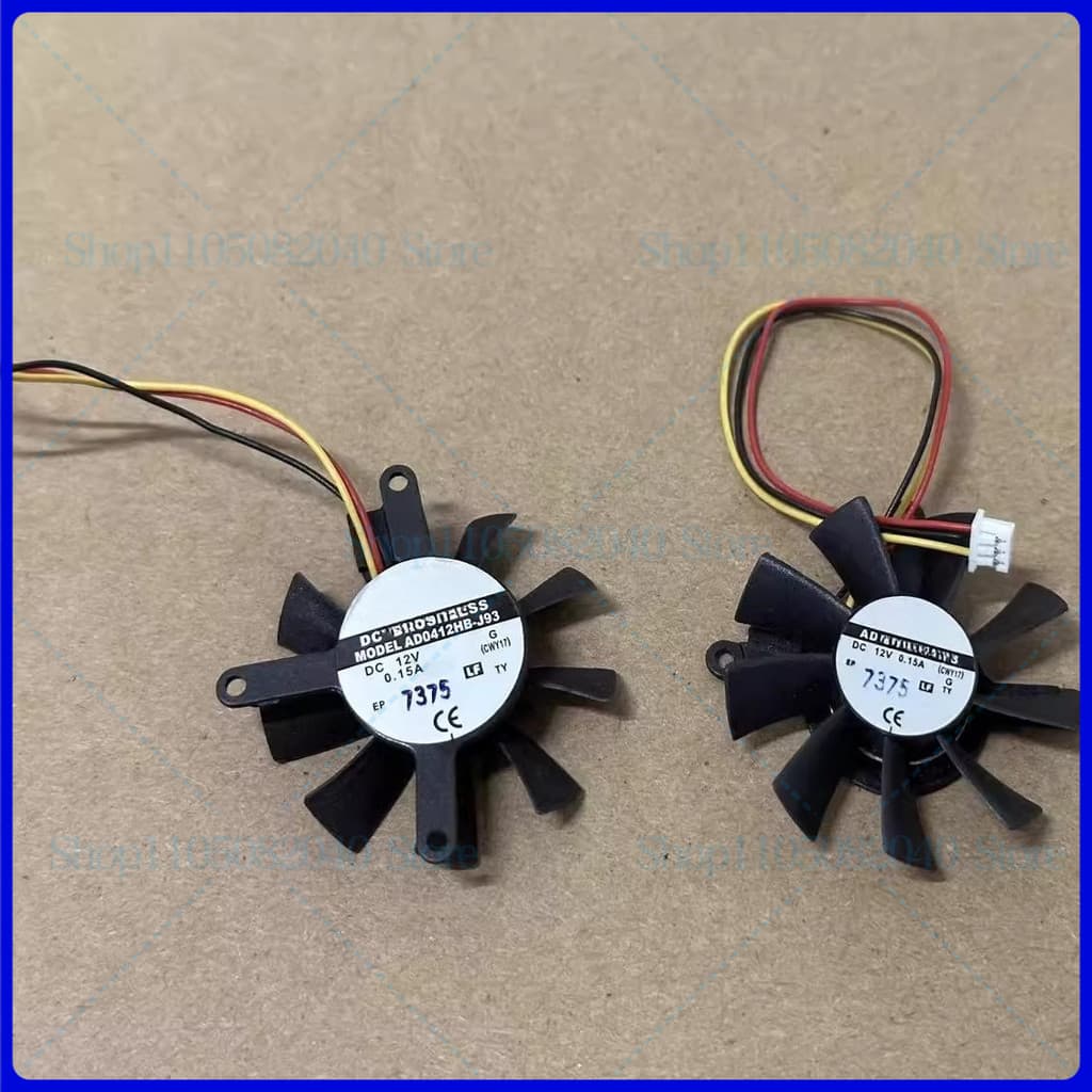 1 Unidade Para Matrox Radient Jpy0400812ventilador De Placa De Captura De Imagem Hb3a01 AD0412HB-J93