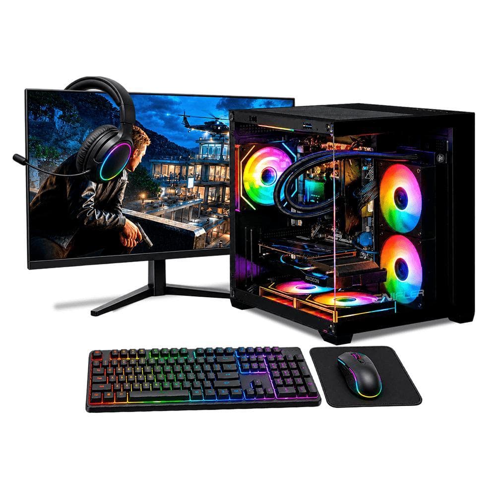 Pc Gamer Completo Intel I7, Rx 580,16 Gb, Ssd 480gb