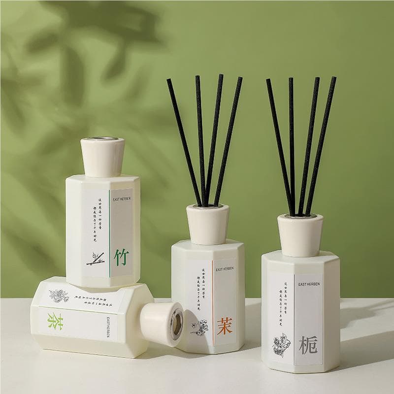 Novo 200ml nova versão branca QI ER PI garrafa criação China série de envio aromaterapia sem fogo doméstico interior ar