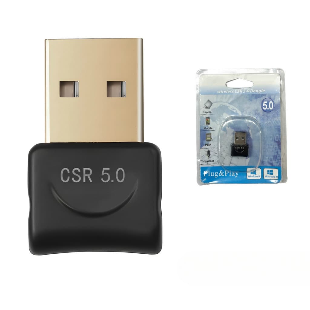 Adaptador Bluetooth 5.0 USB Dongle Notebook Fone Teclado Mouse Sem Fio