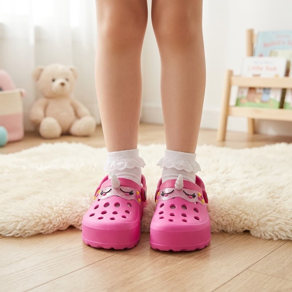 Babuche Infantil Feminino Unicórnio Várias Cores Juvenil E Adulto Original Envio Rápido