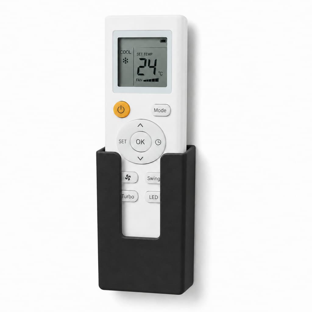 Suporte De Parede Porta Controle Remoto Ar Condicionado Tv Adesivo Dupla Face