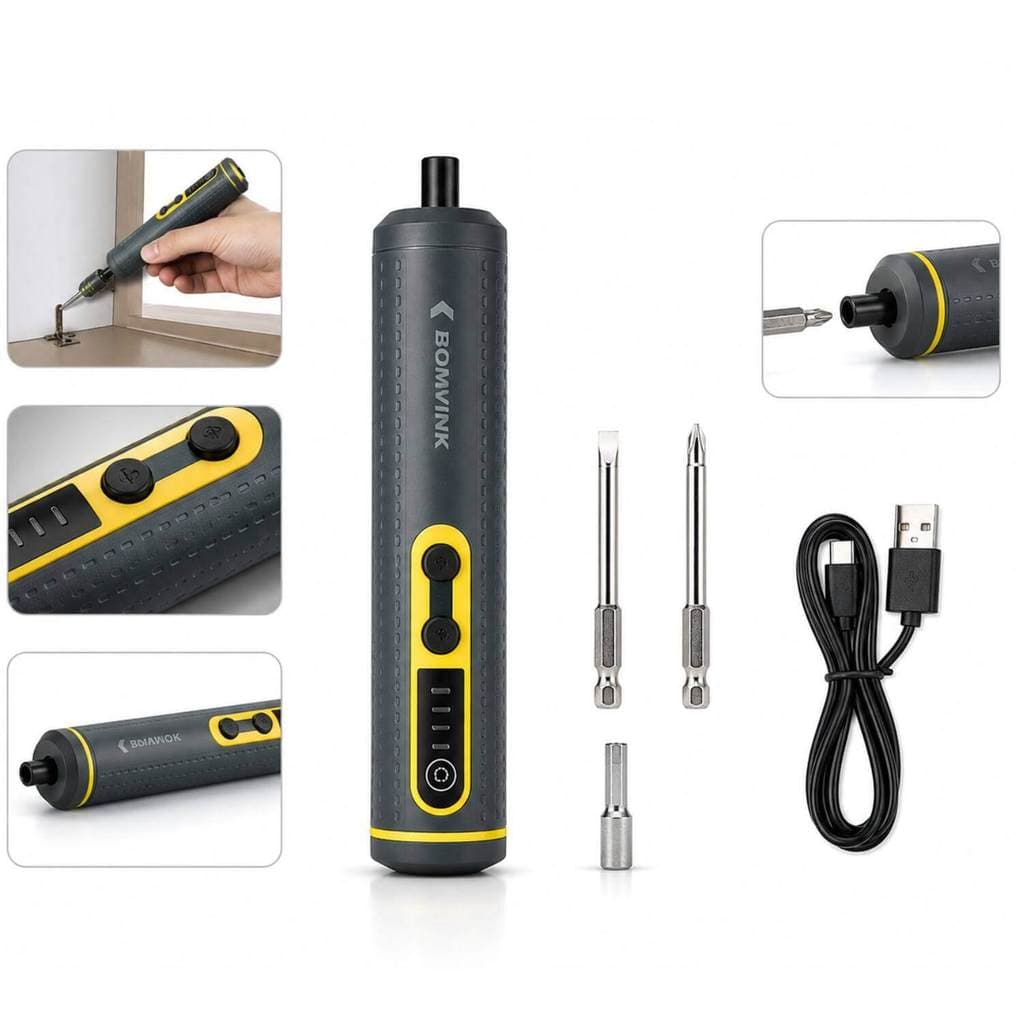 Kit Chave de Fenda Elétrica com Led 30 em 1