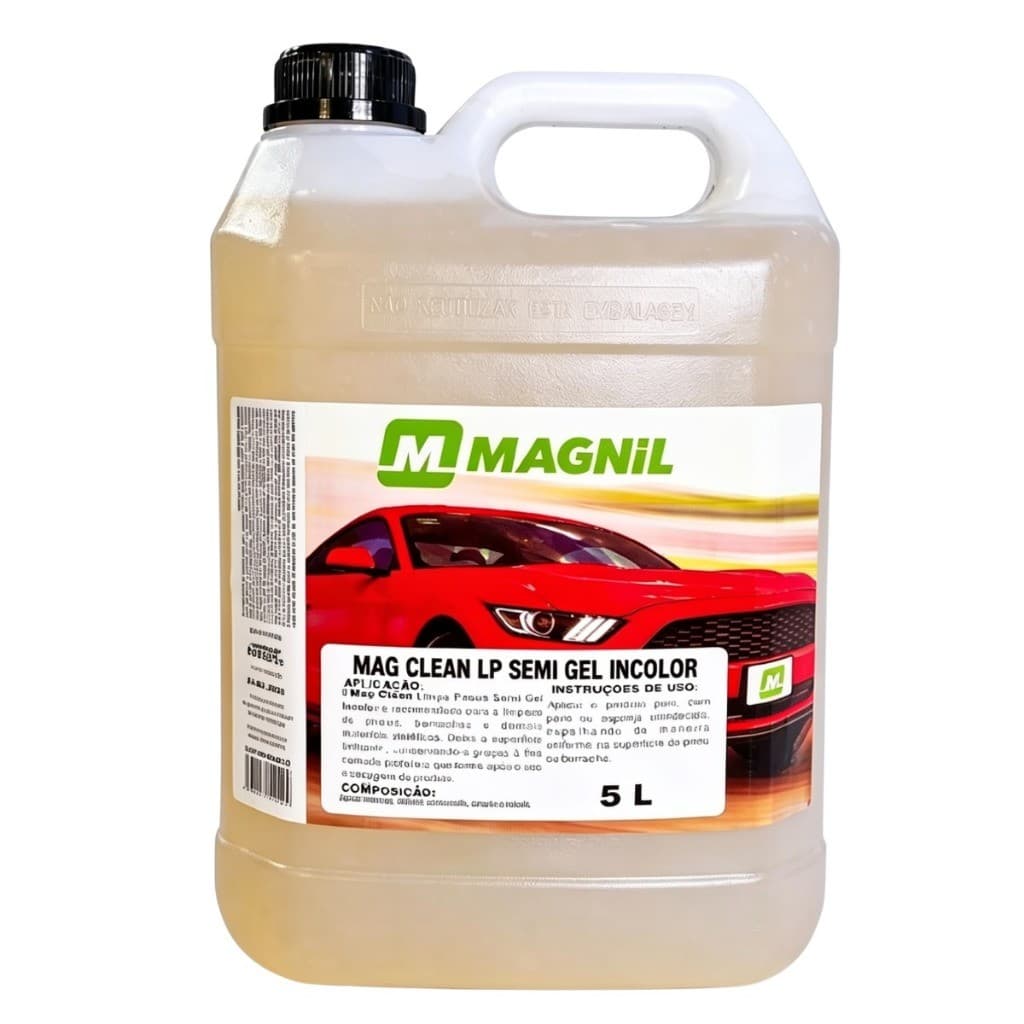 Limpa Pneu Pretinho Incolor 5L - Seu Pneu com Brilho, proteção e aspecto de novo
