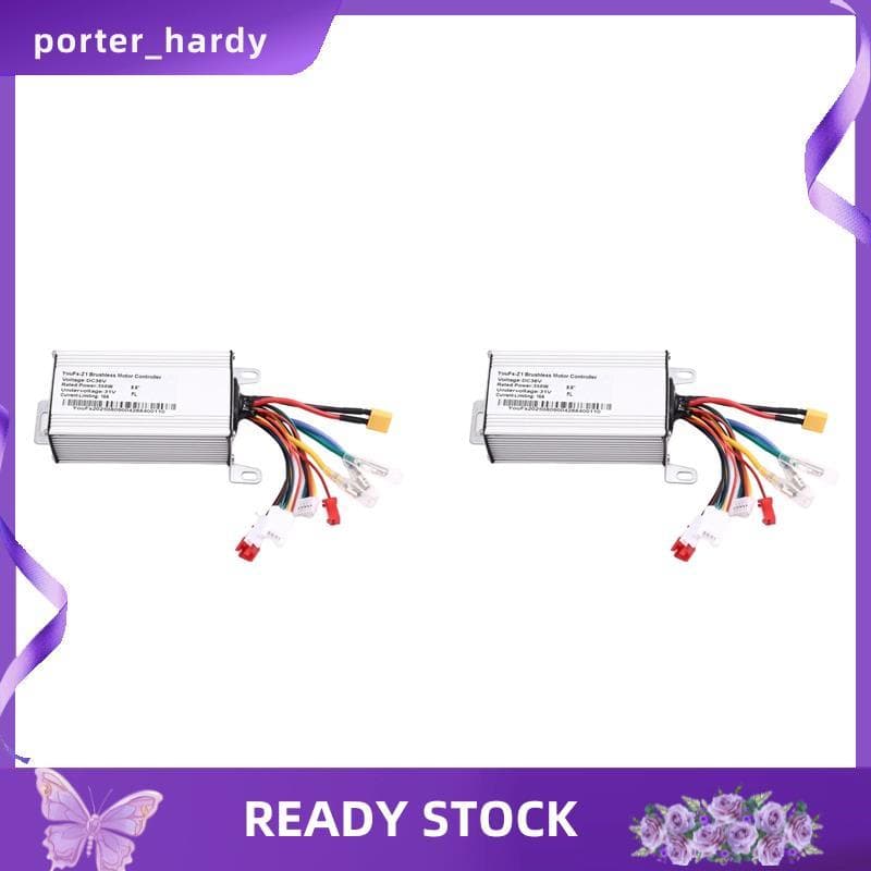 2X Para Controlador De Scooter Elétrico Motor Sem Escova Inteligente 36V 350W 15A Peças De E-De 8.5 Polegadas