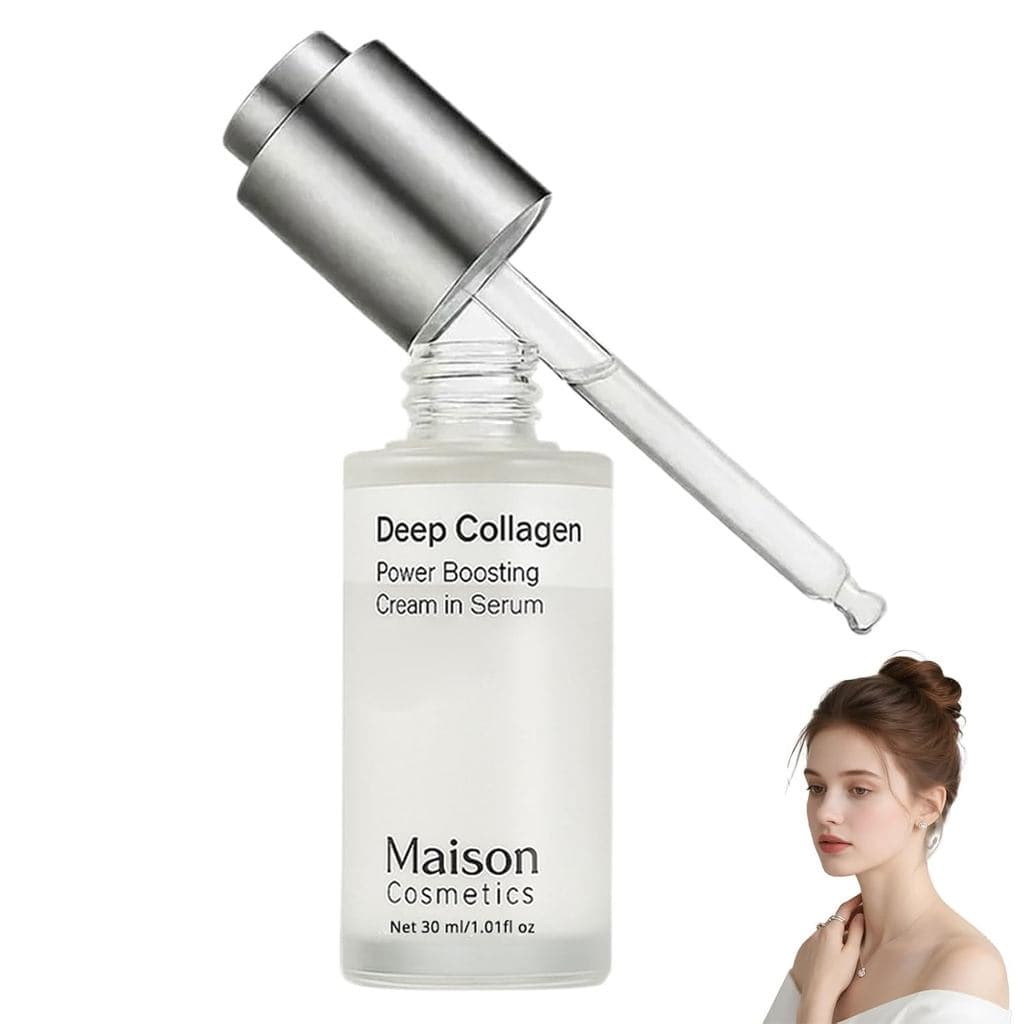 DeepCollagenSer-CollagenSer com Ácido Hialurônico, Cuidado Facial Firmador e Radiante, 30ml (1 unidade)