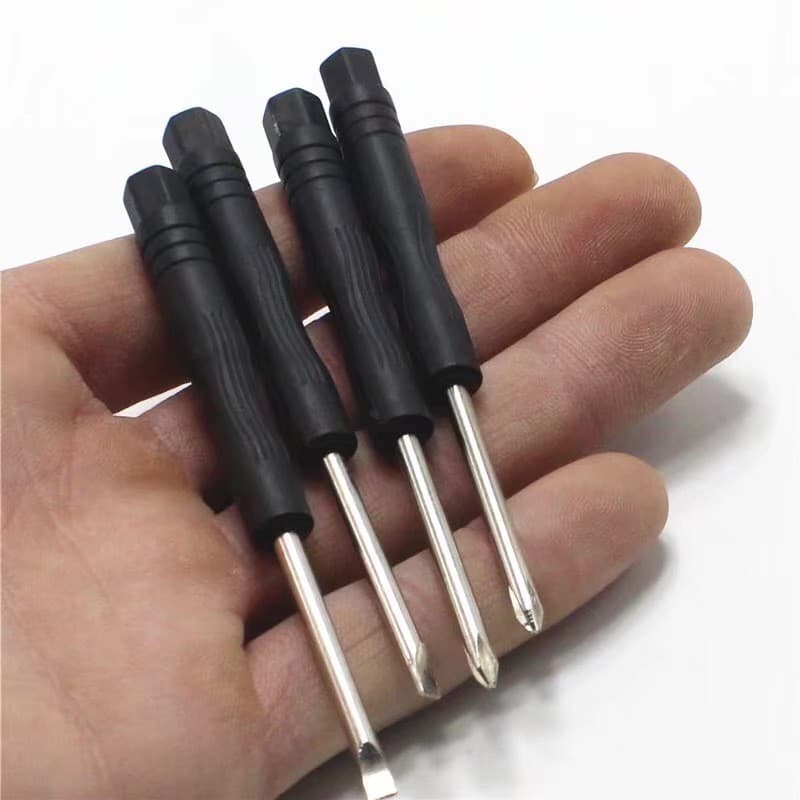Mini Chave de Fenda Manual de 3mm para Uso Doméstico, Brinquedos e Presentes, Chave de Fenda Phillips 3.0 e de Ponta Pla