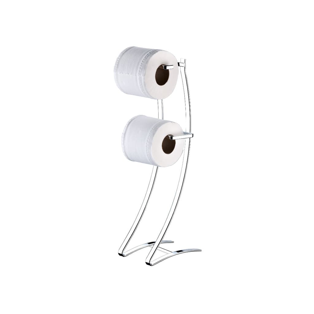 Suporte papel higienico de chao piso papeleira para banheiro marca Future modelo 1030